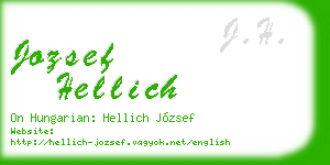 jozsef hellich business card